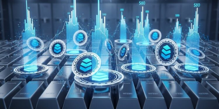 Découvrez comment les volumes dargent tokenisé ont bondi de 1200 en 2025 tandis que le prix de largent dépasse 80 dollars lonce Une révolution blockchain dans les métaux précieux qui attire tous les regards   Viral Mag