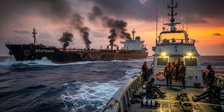 Dakar face à une menace inédite  un tanker venant de Russie touché par quatre explosions externes Démineurs marine et autorités mobilisées pour éviter une catastrophe écologique   Viral Mag