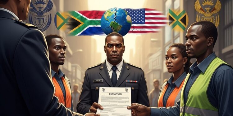 Expulsion De Kényans : Tensions Explosives Entre Afrique Du Sud Et États-Unis - Viral Mag Sept Kényans expulsés dAfrique du Sud pour leur rôle dans le programme américain de relocalisation des Afrikaners Un nouvel épisode qui fragilise les relations déjà tendues entre Pretoria et Washington sous Trump Viral Mag
