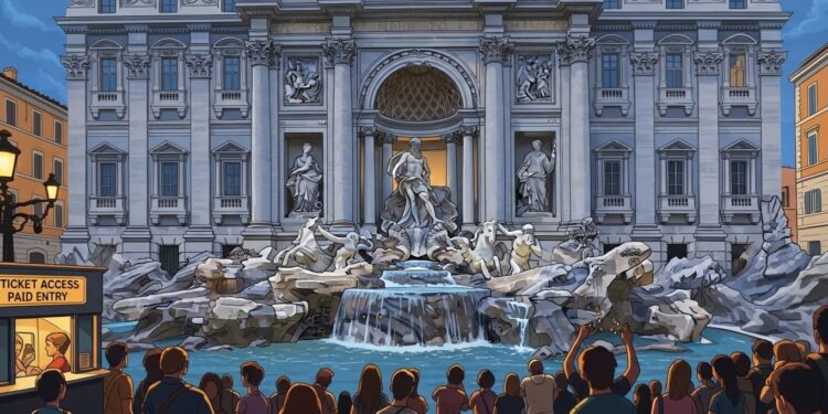Dès février 2026 les touristes devront payer 2 euros pour sapprocher de la fontaine de Trevi à Rome Découvrez les raisons les impacts et ce que cela signifie pour votre visite dans la Ville éternelle   Viral Mag