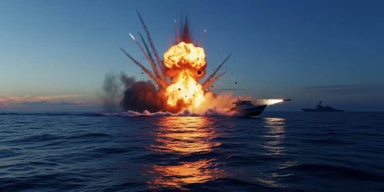 Frappes Américaines Controversées contre le Narcotrafic en Mer - Viral Mag Les États Unis intensifient leurs opérations militaires contre des navires présumés liés au trafic de drogue tuant huit personnes dans les dernières frappes Une campagne qui soulève des questions sur sa légalité et suscite des débats intenses Viral Mag