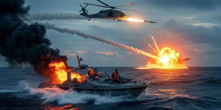 Les États Unis viennent de frapper un nouveau bateau dans le Pacifique tuant quatre personnes présentées comme narcotrafiquants Une polémique explosive éclate autour des opérations ordonnées sous Trump accusées davoir abattu des naufragés   Viral Mag