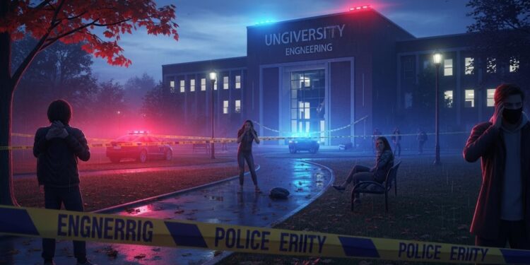 Fusillade à Brown : Un Suspect Identifié et Recherché Intensivement - Viral Mag Découvrez les derniers développements sur la fusillade tragique à luniversité Brown un suspect identifié mandat darrêt émis et un possible lien avec un meurtre au MIT Deux étudiants tués neuf blessés Viral Mag