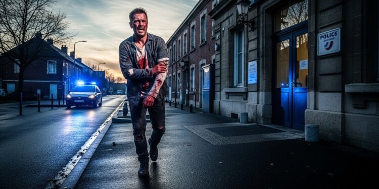 Découvrez lincroyable scène survenue à Vaulx en Velin  un homme multi récidiviste grièvement blessé par balles choisit de se réfugier au commissariat Que cache cet événement choquant    Viral Mag