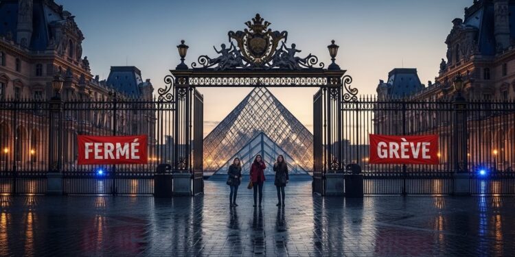 Dès le 15 décembre les agents du Louvre lancent une grève reconductible Cambriolage fuites deau fermetures de salles  le musée le plus visité au monde est au bord du gouffre   Viral Mag