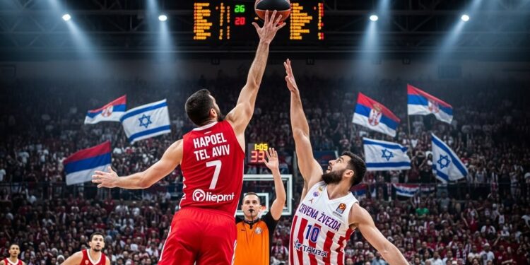 Découvrez la preview du match Hapoël Tel Aviv   Étoile Rouge Belgrade en Euroligue le 16 décembre 2025 Analyse enjeux formes récentes et pronostic pour ce duel passionnant à ne pas manquer   Viral Mag