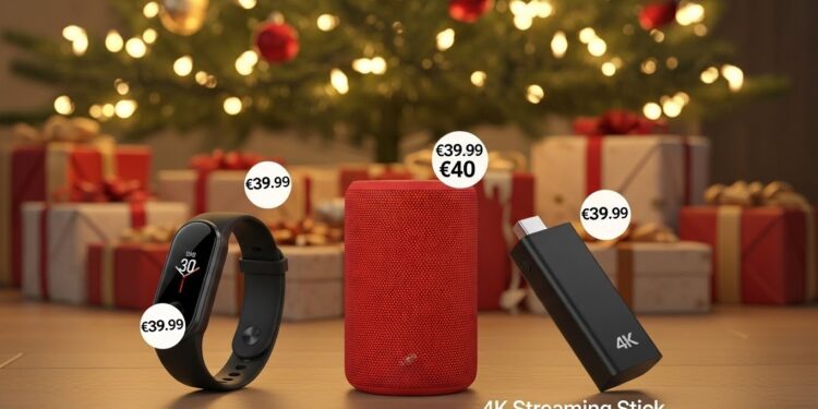 Découvrez 3 idées cadeaux high tech à moins de 40€ qui feront sensation sous le sapin  montre connectée enceinte Bluetooth et clé streaming Parfaits pour un Noël réussi sans exploser le budget    Viral Mag