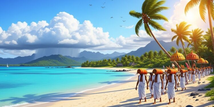 Île Maurice en Février : Soleil, Pluies et Fêtes Inoubliables - Viral Mag Découvrez lîle Maurice en février climat chaud et humide plages paradisiaques plongée randonnées et fêtes culturelles vibrantes Guide complet pour un séjour mémorable sous lété austral Viral Mag