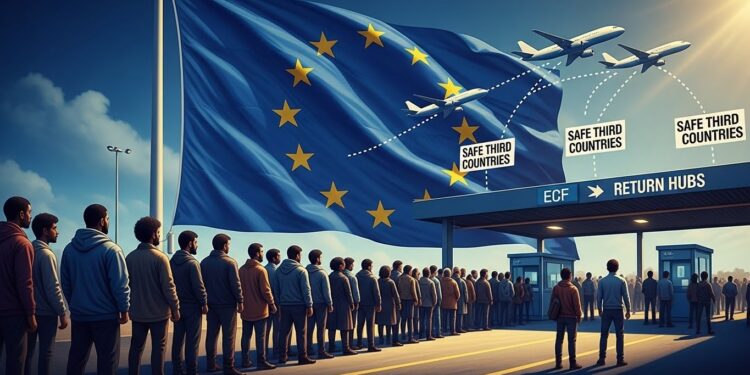 Immigration UE : Pays Sûrs et Hubs de Retour Expliqués - Viral Mag LUnion européenne durcit sa politique migratoire avec les pays tiers sûrs et les hubs de retour Quelles sont ces mesures Qui est concerné Sont elles vraiment applicables Décryptage complet Viral Mag