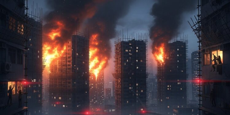 Tragique incendie à Hong Kong  156 victimes enquête annoncée mais arrestations de citoyens qui réclament la vérité Entre deuil et répression que cache vraiment cette catastrophe    Viral Mag
