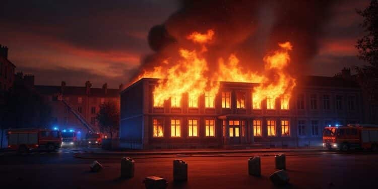 Incendie Criminel au Collège des Grésilles à Dijon - Viral Mag Le collège Champollion à Dijon dans le quartier sensible des Grésilles a été visé par un incendie criminel Un acte qui sinscrit dans une série alarmante de violences contre les équipements publics Viral Mag