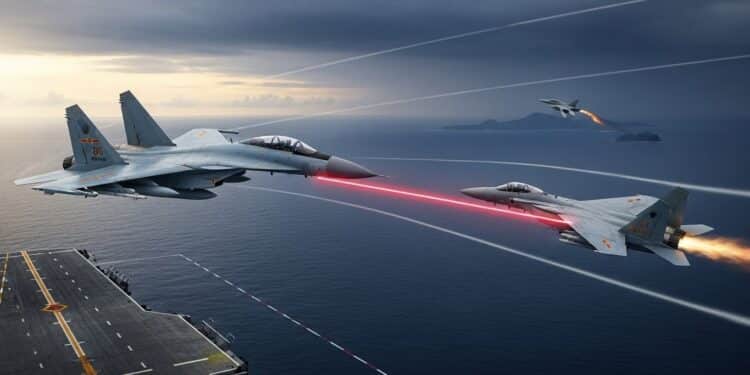 Incident Aérien Japon-Chine : Tensions Explosives près d’Okinawa - Viral Mag Des chasseurs chinois ont verrouillé leurs radars sur des F 15 japonais près dOkinawa Tokyo dénonce des actes hostiles et proteste fermement Analyse complète dun incident qui fait craindre une escalade en mer de Chine orientale Viral Mag