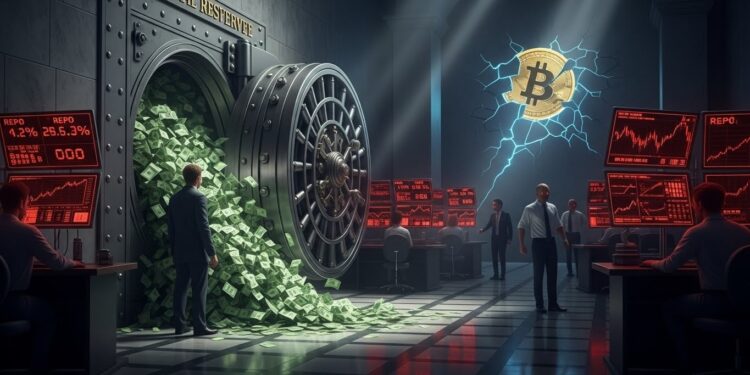 La Réserve fédérale vient dinjecter 135 milliards de dollars via un repo overnight lune des plus grosses opérations depuis 2020 Stress bancaire manque de liquidité ou simple gestion technique  Décryptage complet   Viral Mag