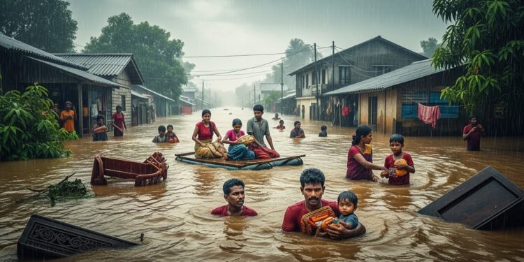 Inondations Catastrophiques au Sri Lanka : Témoignages Bouleversants - Viral Mag Dévastées par le cyclone Ditwah des milliers de familles au Sri Lanka pleurent leurs morts et leurs maisons englouties Le pire désastre depuis le tsunami de 2004 Viral Mag
