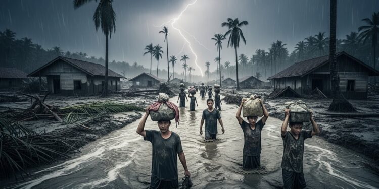 En Indonésie au Sri Lanka et en Asie du Sud Est les survivants des pires inondations depuis des décennies tentent de rebâtir leur vie alors que de nouvelles pluies menacent à nouveau Un drame humain immense   Viral Mag