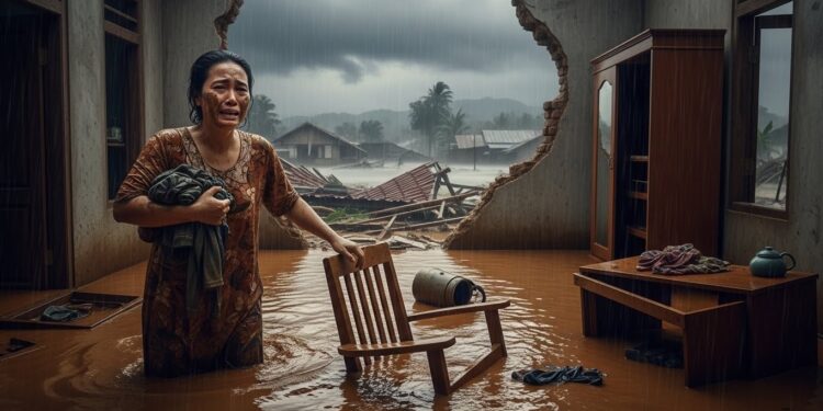 Dévastation à Sumatra  des villages engloutis des survivants traumatisés pataugent dans la boue 593 morts des milliers de sinistrés Témoignages poignants dune catastrophe qui laisse des familles sans rien   Viral Mag
