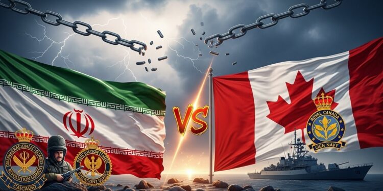Découvrez les détails de la riposte iranienne contre le Canada  Téhéran classe la Marine royale canadienne comme entité terroriste en réponse à la décision dOttawa sur les Gardiens de la Révolution Tensions diplomatiques au plus haut   Viral Mag