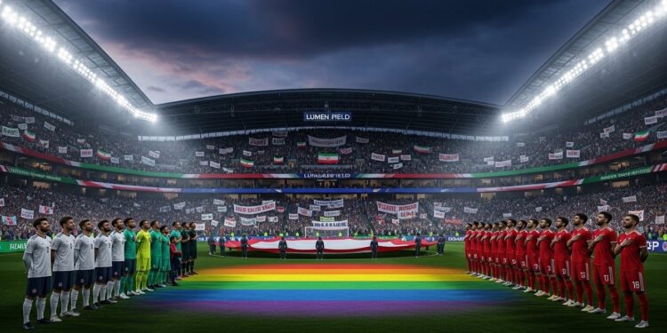 La FIFA aurait dédié le match Iran Égypte de la Coupe du monde 2026 à la communauté LGBTQ+ Téhéran parle de décision  irrationnelle  et menace de saisir linstance Polémique explosive à six mois du Mondial   Viral Mag