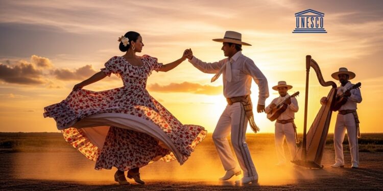 Joropo Vénézuélien : L’UNESCO Consacre l’Âme des Llanos - Viral Mag Découvrez pourquoi le joropo danse et musique emblématique du Venezuela vient dêtre inscrit au patrimoine culturel immatériel de lUNESCO Une reconnaissance qui fait vibrer tout un pays Viral Mag