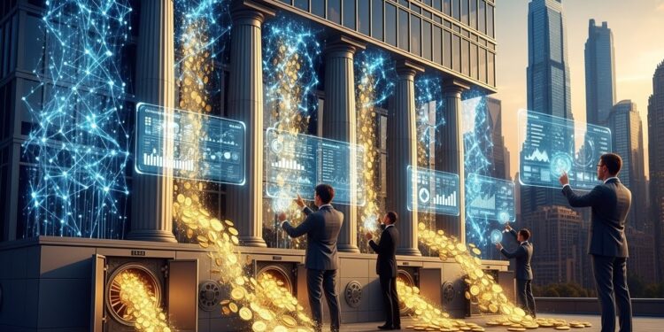 JPMorgan Lance un Fonds Tokenisé de 100 Millions sur Ethereum - Viral Mag Découvrez comment JPMorgan révolutionne la finance avec son fonds monétaire tokenisé sur Ethereum marquant ladoption massive des blockchains publiques par les institutions Viral Mag