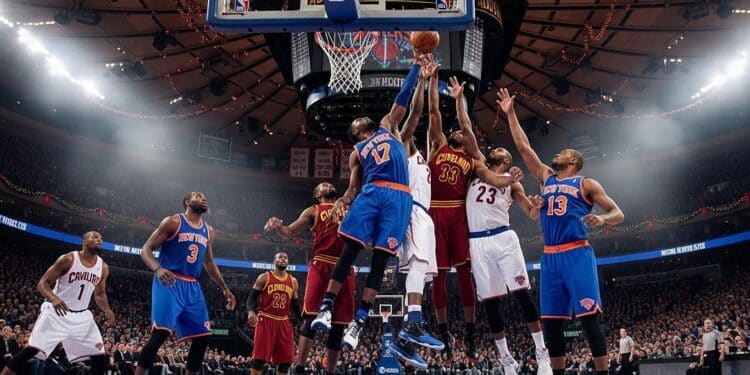 Découvrez lanalyse complète du match NBA Knicks   Cavaliers du 25 décembre 2025 au Madison Square Garden Enjeux formes actuelles joueurs clés  tout pour anticiper ce duel de Noël très attendu   Viral Mag