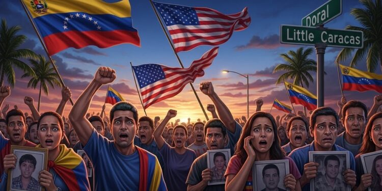 À Doral en Floride la communauté vénézuélienne exprime une colère unanime contre Maduro Mais lidée dune intervention militaire américaine divise profondément  espoir pour certains cauchemar pour dautres   Viral Mag