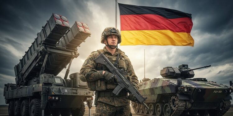 L’Allemagne Investit Massivement dans sa Défense - Viral Mag Découvrez comment lAllemagne atteint un record historique avec près de 83 milliards deuros pour moderniser son armée face à la menace russe et renforcer sa position en Europe Viral Mag
