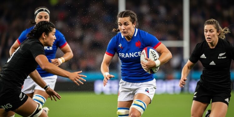 Les Bleues Tombent avec Panache Face aux Black Ferns au Cap - Viral Mag Défaite 19 7 en demi finale des Sevens Series au Cap face à la Nouvelle Zélande les Françaises ont tenu tête aux championnes avant de craquer Analyse complète et perspectives bronze Viral Mag