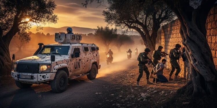 Liban : Six Arrestations après Attaque contre Casques Bleus - Viral Mag Tension au Sud Liban larmée libanaise arrête six suspects après des tirs sur une patrouille de la FINUL Un cessez le feu fragile des violations quotidiennes et des négociations cruciales en cours Viral Mag