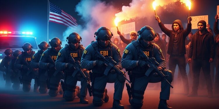 Limogeages au FBI : Les Agents Poursuivis pour Avoir Posé un Genou - Viral Mag Douze agents du FBI portent plainte après avoir été licenciés pour avoir posé un genou à terre en 2020 lors des manifestations George Floyd Kash Patel accusé de purge politique Viral Mag