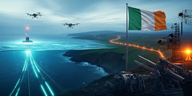 Drones suspects armée sous équipée câbles sous marins vitaux  lIrlande sinterroge sur sa neutralité et sa défense face aux menaces hybrides en Europe Un débat crucial à lapproche de sa présidence de lUE   Viral Mag