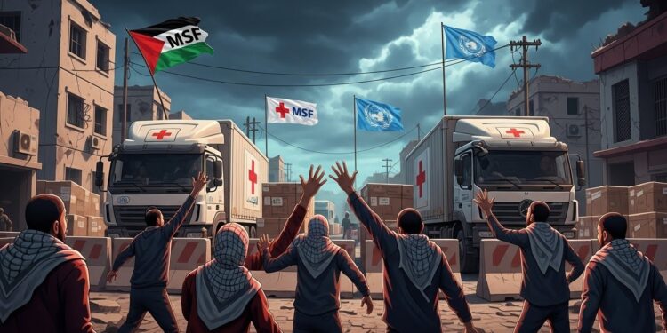 L’ONU Dénonce la Suspension Scandaleuse d’ONG Humanitaires à Gaza par Israël - Viral Mag LONU qualifie de scandaleuse la décision dIsraël de suspendre 37 ONG à Gaza dès janvier 2026 aggravant une crise humanitaire déjà critique Volker Turk appelle à un changement urgent Viral Mag