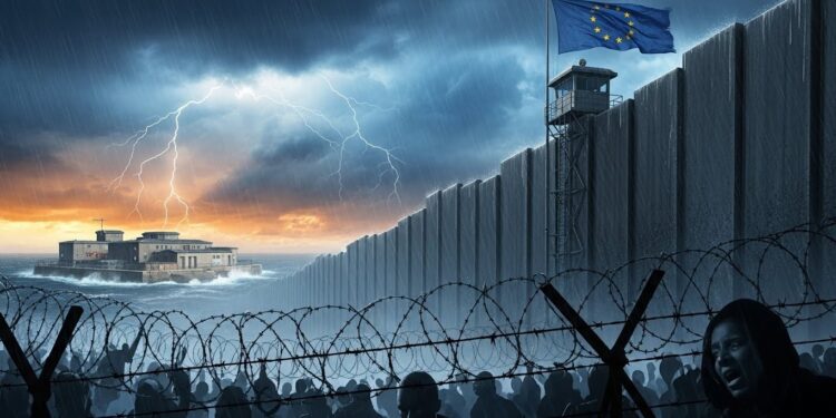 L’UE Durcit Sa Politique Migratoire : Vers une Europe Forteresse ? - Viral Mag LUnion européenne sapprête à valider un durcissement historique de sa politique migratoire hubs de retour hors UE détentions prolongées pays tiers sûrs Décryptage complet des mesures qui pourraient tout changer dès 2026 Viral Mag