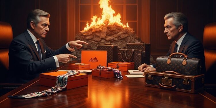 LVMH et Arnault Nient Tout Détournement d’Actions Hermès - Viral Mag Accusations explosives de Nicolas Puech contre LVMH et Bernard Arnault 14 milliards deuros en jeu dans une bataille familiale autour des actions Hermès Le groupe contre attaque fermement Viral Mag