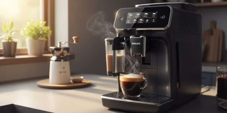 Découvrez la machine à expresso Philips Série 2200 en promotion exceptionnelle à  37 sur Amazon Broyeur céramique mousseur à lait nettoyage facile  le café italien à la maison à prix cassé    Viral Mag