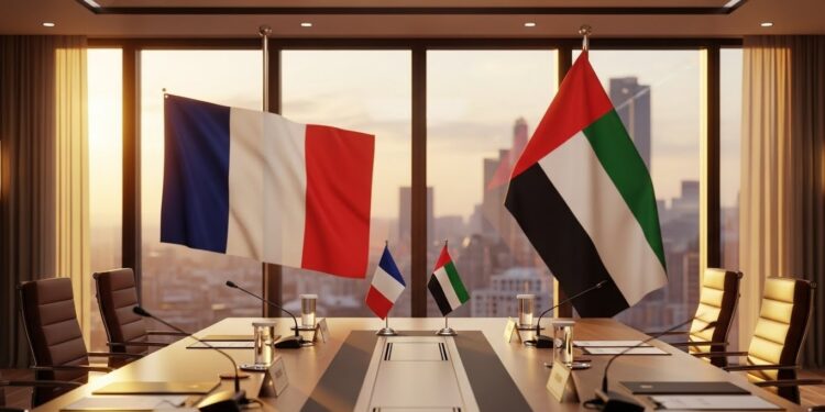 Emmanuel Macron révèle la construction dun impressionnant porte avions nucléaire lors de sa visite aux Émirats Renforcement des liens militaires tensions régionales et coopération internationale au cœur de cette annonce stratégique   Viral Mag