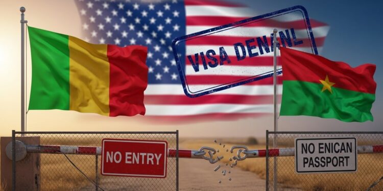 En réponse aux restrictions américaines le Mali et le Burkina Faso appliquent la réciprocité en matière de visas Une escalade diplomatique qui marque un tournant dans les relations avec Washington   Viral Mag