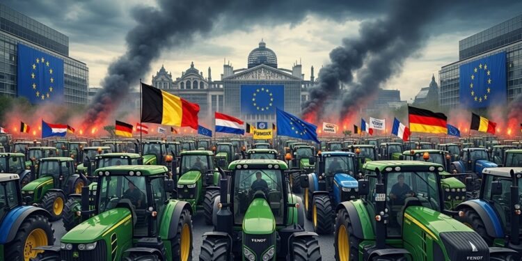 Manifestation Agricole Massive à Bruxelles - Viral Mag Découvrez pourquoi des milliers dagriculteurs convergent vers Bruxelles avec leurs tracteurs pour protester contre laccord UE Mercosur et les coupes dans la PAC Une colère historique qui secoue lEurope Viral Mag