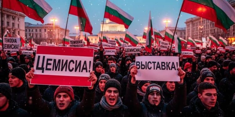 Manifestations Massives en Bulgarie : La Colère Explose à Sofia - Viral Mag Des dizaines de milliers de Bulgares manifestent contre le gouvernement et la corruption Retrait du budget 2026 sous pression populaire un tournant historique Viral Mag
