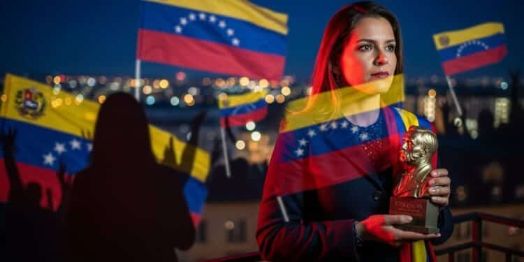 Découvrez le parcours héroïque de Maria Corina Machado figure emblématique de la résistance au Venezuela De la clandestinité à son Nobel de la Paix 2025 explorez son combat pour la liberté et la démocratie   Viral Mag