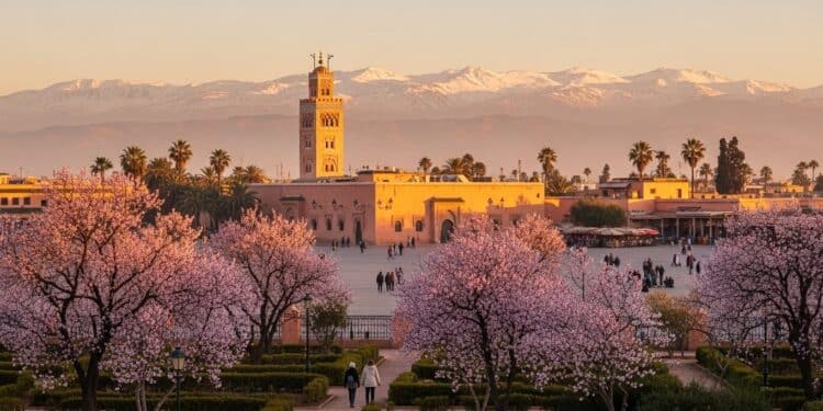 Découvrez pourquoi février est la période idéale pour visiter Marrakech  climat parfait moins de foule amandiers en fleurs et expériences authentiques à petits prix    Viral Mag