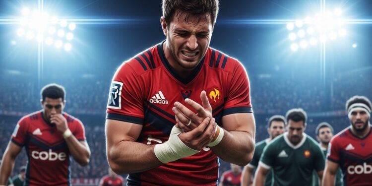 Découvrez comment la fracture à la main de Matthis Lebel meilleur marqueur dessais du Top 14 fragilise le Stade Toulousain déjà privé de Mallía Analyse complète et perspectives   Viral Mag