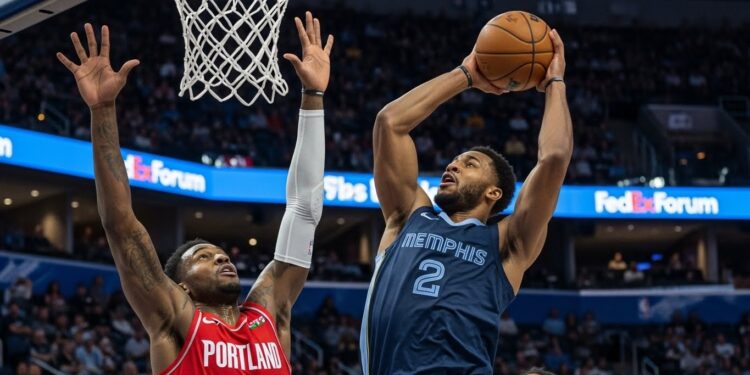 Memphis Grizzlies vs Portland Trail Blazers : Duel NBA Électrisant - Viral Mag Découvrez lavant goût du choc entre Memphis Grizzlies et Portland Trail Blazers en NBA 2025 2026 Analyses enjeux et pronostics pour ce match au FedExForum le 8 décembre 2025 Viral Mag