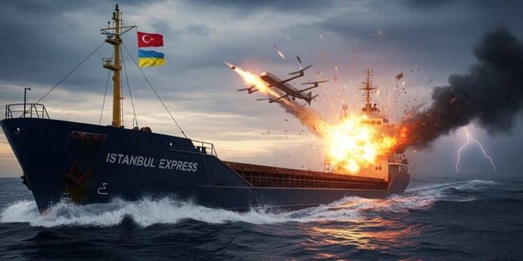 Mer Noire : Russie Accusée d’Attaquer Navires Turcs - Viral Mag LUkraine accuse la Russie davoir frappé deux cargos turcs en mer Noire en deux jours Ces incidents menacent la sécurité alimentaire mondiale et ravivent les tensions maritimes Décryptage complet Viral Mag