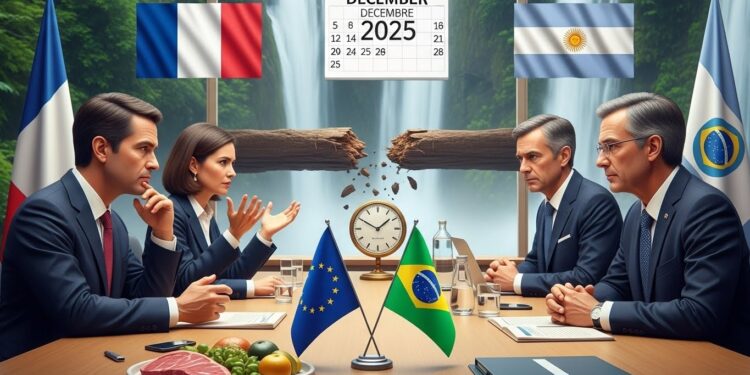 Mercosur : La France Exige un Report Crucial de l’Accord UE - Viral Mag La France demande le report des échéances pour laccord UE Mercosur estimant les conditions non réunies Focus sur les protections agricoles et les normes environnementales face à une signature imminente Viral Mag