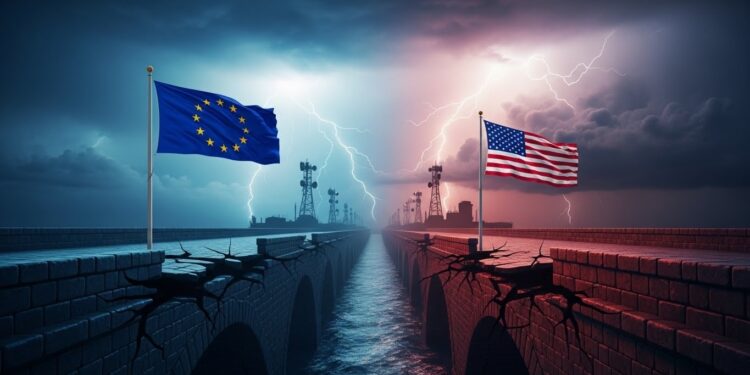 Merz Rejette la Stratégie Sécuritaire de Trump - Viral Mag Le chancelier allemand Friedrich Merz qualifie dinacceptables certaines parties de la nouvelle Stratégie de sécurité nationale de Trump qui évoque un effacement civilisationnel de lEurope Vers une indépendance accrue Viral Mag