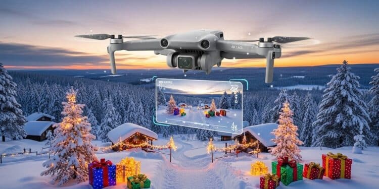 Découvrez loffre flash irrésistible sur le mini drone DJI 4K  léger performant et à seulement 310€ au lieu de 389€ Idéal pour des cadeaux de Noël originaux et des vidéos époustouflantes    Viral Mag