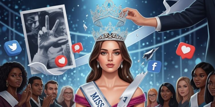 Miss Finlande Destituée : Polémique Autour d’une Photo Controversée - Viral Mag Sarah Dzafce élue Miss Finlande 2025 dorigine kosovare perd sa couronne après la résurgence dune photo jugée raciste Découvrez les détails de cette affaire qui secoue le monde des concours de beauté Viral Mag
