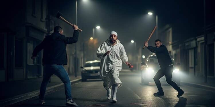 Nantes : Bagarre à la Hache pour une Place de Prière à la Mosquée - Viral Mag À Nantes un simple différend sur les places lors de la prière a dégénéré en course poursuite armée dune hache et dune batte Deux hommes condamnés pour violences aggravées Récit dun fait divers glaçant Viral Mag
