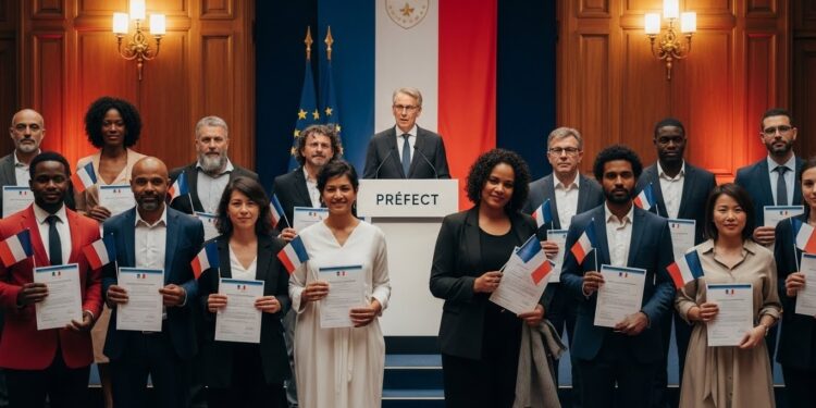 À Langon 24 nouveaux Français issus de 14 pays ont été naturalisés Le sous préfet célèbre la diversité tout en rejetant la notion de  Français de souche  Un discours qui interroge lidentité nationale   Viral Mag